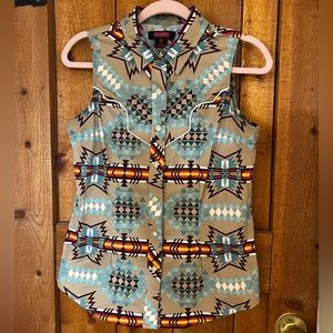 Rock & Roll Sleeveless Diamond Snap